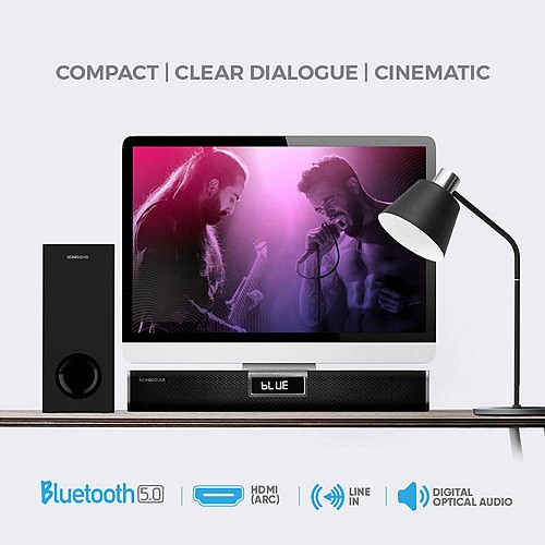 SonicGear SONICBAR 5300BT 140W Soundbar with Wireless SubWoofer BT & HDMI