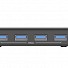 Unitek KVM USB-C 2-Port Switch with 4-Port USB Hub H1310A