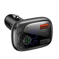 Baseus S13 Car FM Transmitter-Charger 36W USB/BT/SD