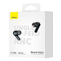 Baseus Headphones In Ear TWS ANC MZ10 Black