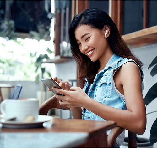 Baseus Headphones In Ear TWS ANC MZ10 White