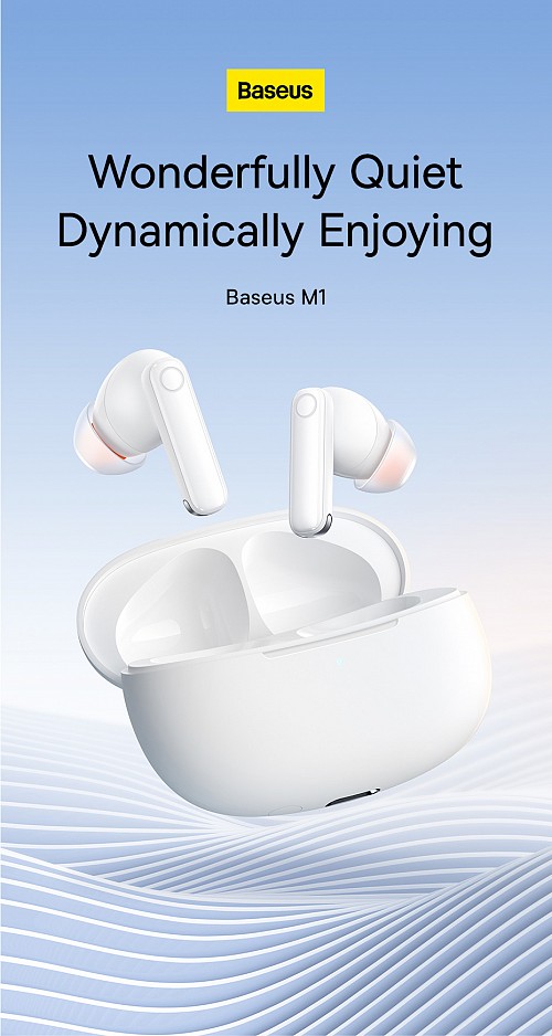Baseus Headphones In Ear TWS ANC MZ10 White
