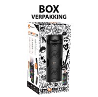 N-Gear LGP-5150 Portable Speaker with Disco Ball 1x Wireless Mic BT/USB & Powerbank Function