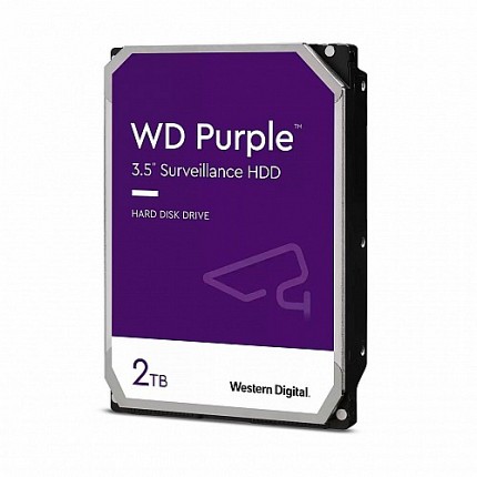 Western Digital PURPLE 3.5 DVR HDD 2TB 64MB WD23PURZ