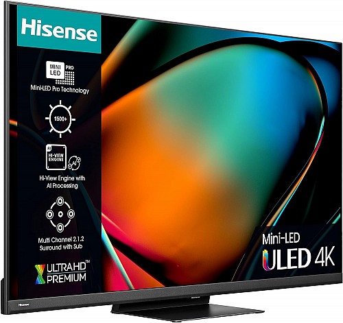Hisense75U8KQ  75 4K Smart QLED MINI LED 120hz TV