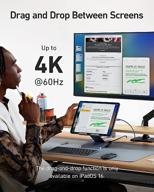 Anker Work 551 USB-C Tablet Stand Hub 8in1