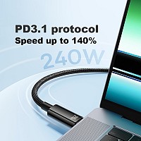 Baseus Cable USB-C to USB-C Tungsten Gold 240W 3.0m Black