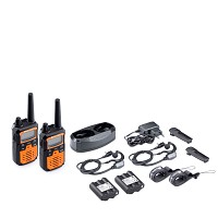 Midland XT70 Pro Hobby & Work Radio Walkie Talkies incl 2x Earphones, 2x Lanyards & Carry Case