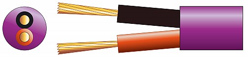 Mercury Double Insulated Speaker Cable LSZH 2x0.75mm 100m 807.096UK