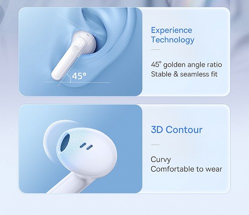 Baseus Headphones In Ear TWS Bowie E13 Moon White