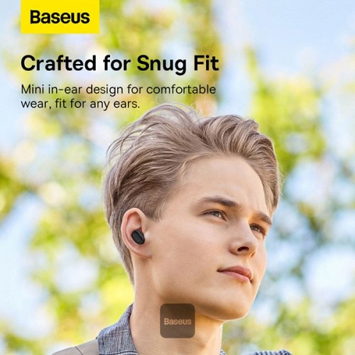 Baseus Headphones In Ear TWS Bowie EZ10 Black