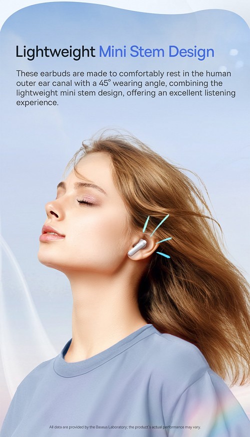 Baseus Headphones In Ear TWS Bowie E13 Galaxy Black