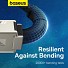 Baseus Cable USB-C to USB-C Unbreakable Braided 100W 1.0m White