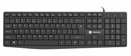 Natec NAUTILUS Wired Keyboard Black