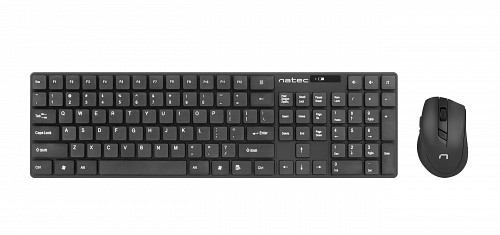 Natec STINGRAY Wireless Keyboard & Mouse Combo Black