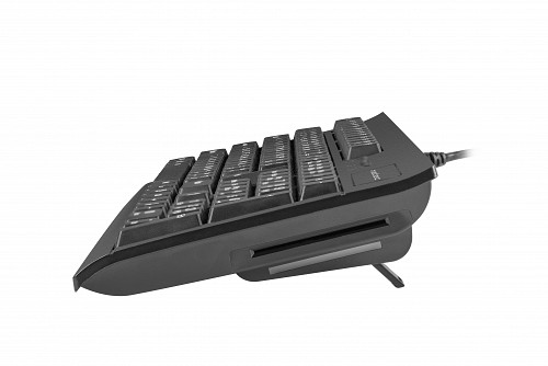 Natec MORAY Wired Keyboard with ID Card Reader Black