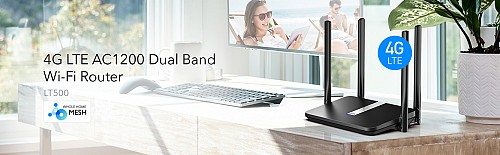 Cudy WR AC1200 Dual Band Wi-Fi 4G Router LT500