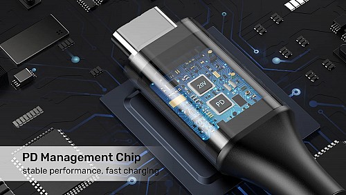 Unitek UCL USB-C to DC Cable 1.8m 65W for Acer 5.5*1.7mm C14119BK