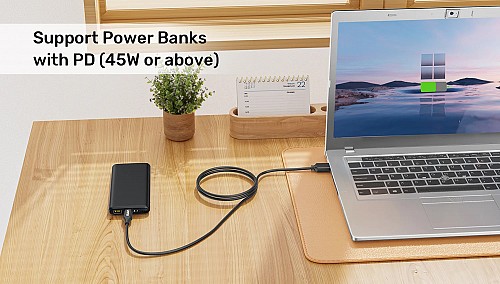 Unitek UCL USB-C to DC Cable 1.8m 65W for Acer 5.5*1.7mm C14119BK