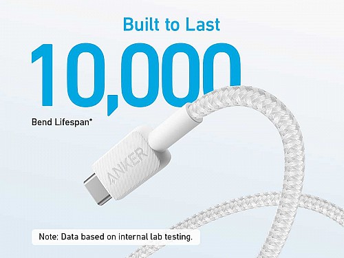 Anker Mobile Cable USB-C to USB-C 1.8m 322 White