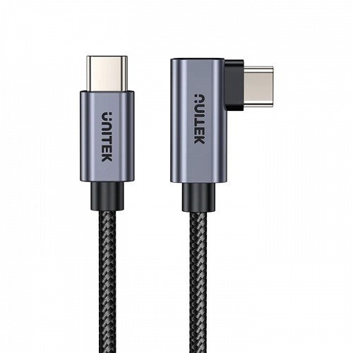 Unitek MC USB-C Cable PD100W L-Shape 1.0m C14123BK-1M