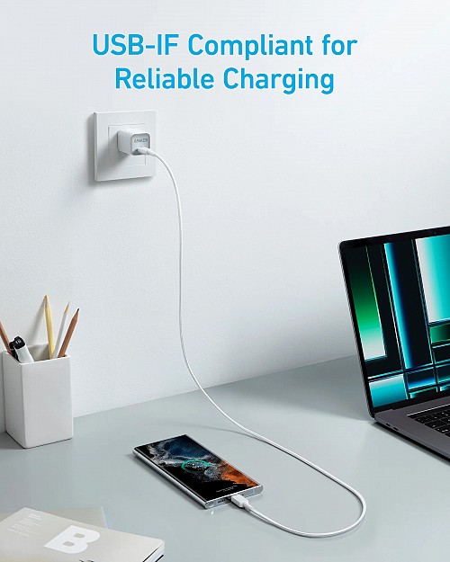 Anker Mobile Cable USB-C to USB-C 1.8m 322 White