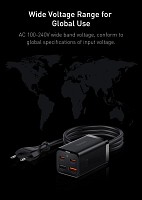 Baseus Charger Desktop 65W 2C+2U EU+100W USB-C Cable Black