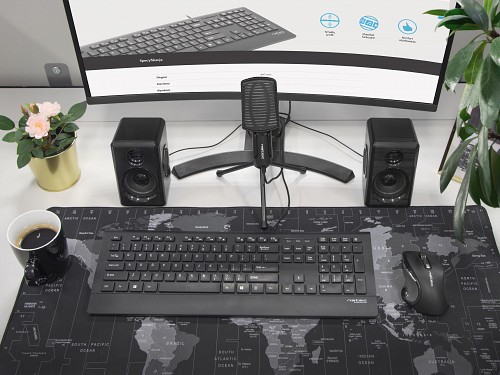 Natec JAGUAR Wireless Ergonomic Mouse with Blue Sense & Auto Speed (works on all surfaces)