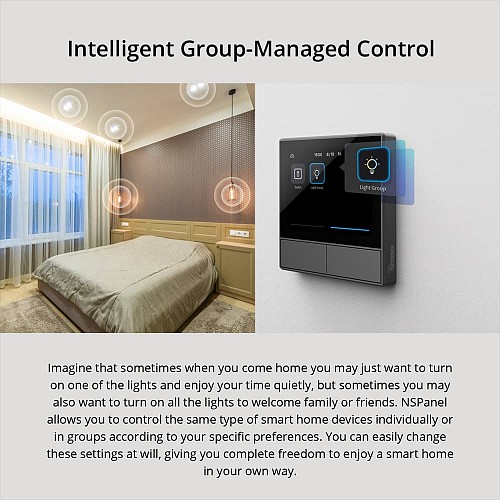 Sonoff Wifi Smart NS Panel with Touch screen White