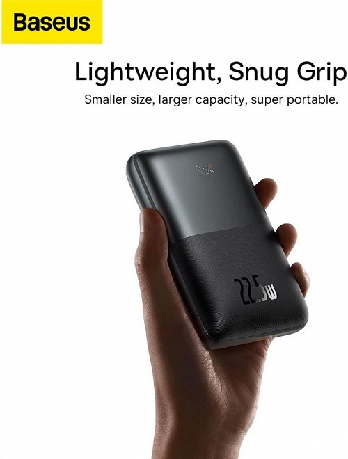 Baseus Powerbank 22.5W 20000mAh Display Bipow Pro Black