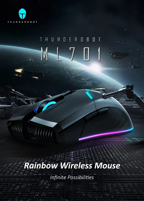 Thunderobot ML701 Wireless Gaming Rechargeable Mouse