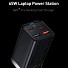 Baseus Charger Desktop 65W 2C+2U EU+100W USB-C Cable Black