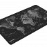 Natec TIME ZONE MAP XL Mousepad Grey Black