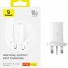 Baseus Charger Wall 40W USB-Cx2 UK MINI GaN5 White