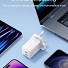 Baseus Charger Wall 40W USB-Cx2 UK MINI GaN5 White