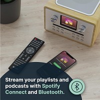 Majority Homerton 2 Mini HiFi with FM Radio, CD Player, Bluetooth, USB & Internet Radio