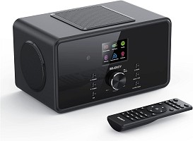 Majority BARD 2.1 Mini HiFi 100W with 2 x 4inch Speakers and 5inch Sub FM Radio, USB, Internet Radio, Bluetooth & Alarm