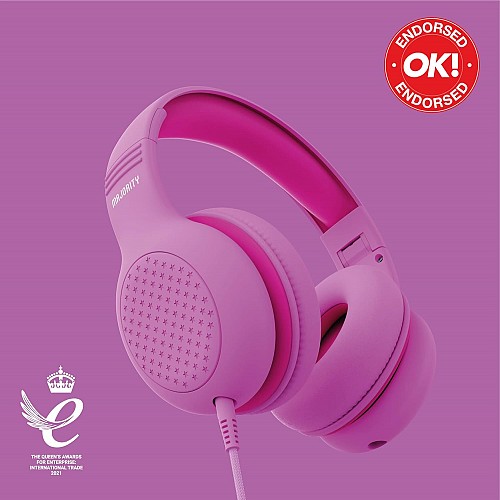 Majority SUPERSTAR Kids Over Ear Headphones Pink