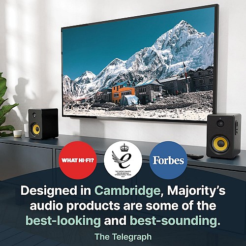 Majority D40X Active Speakers 70W 4 BT/USB/SD (pair)