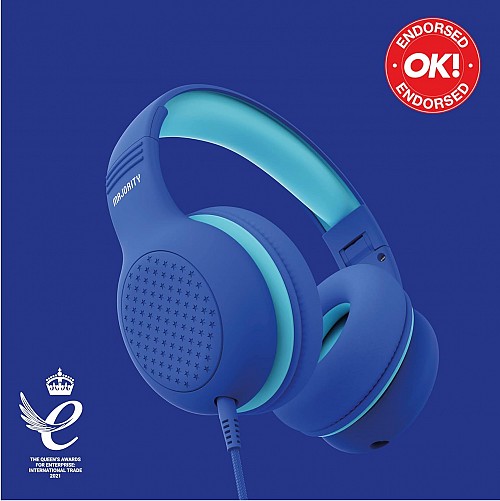 Majority SUPERSTAR Kids Over Ear Headphones Blue