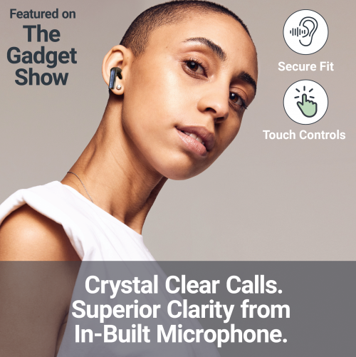 Majority TRU-1 TWS Sports Earphones IPX7 Black