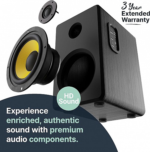 Majority D40X Active Speakers 70W 4 BT/USB/SD (pair)