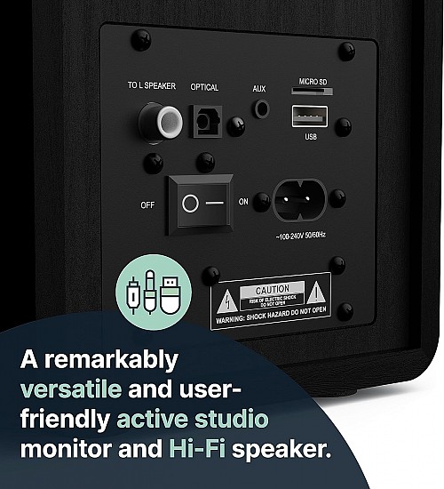 Majority D40X Active Speakers 70W 4 BT/USB/SD (pair)