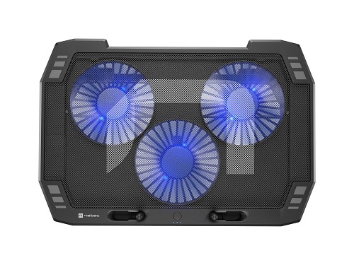 Natec ORIOLE Laptop Cooling Stand 17.3 with 3 Fans/LED/2xUSB