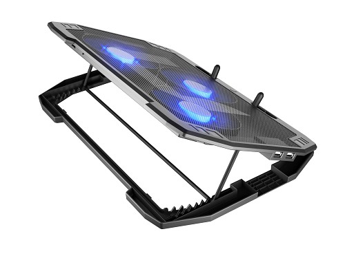Natec ORIOLE Laptop Cooling Stand 17.3 with 3 Fans/LED/2xUSB