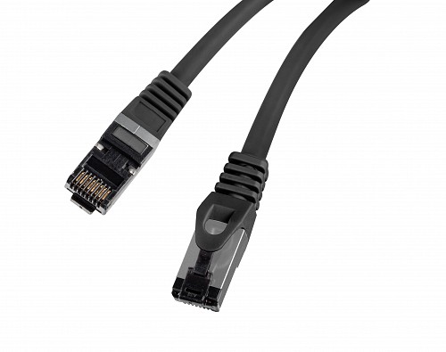 Lanberg Patch Cable CAT8.1 S/FTP CU LSZH 1.0m Black