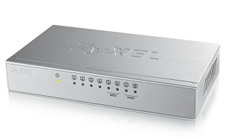Zyxel 8-Port Gigabit Ethernet Switch with QoS Metal UK Plug GS-108BV3