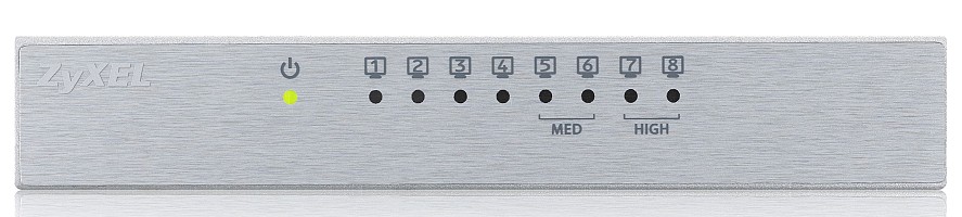 Zyxel 8-Port Gigabit Ethernet Switch with QoS Metal UK Plug GS-108BV3