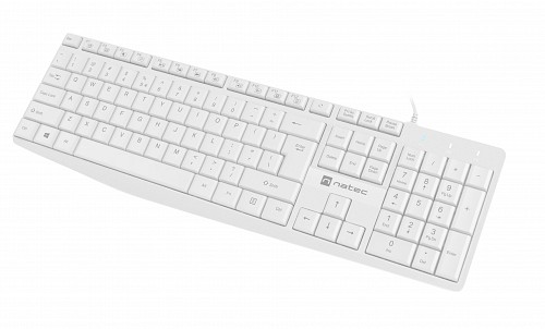 Natec NAUTILUS Wired Keyboard White