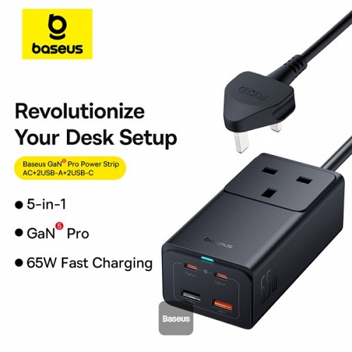 Baseus Charger Desktop 65W GaN5 Pro UK